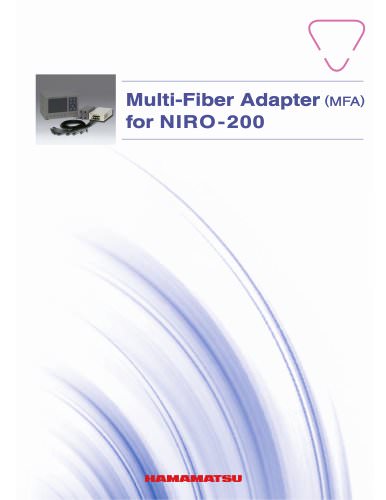 Multi-Fiber Adapter (MFA) for NIRO-200 