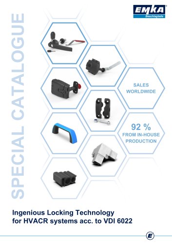 Ingenious Locking Technology for HVACR systems acc. to VDI 6022