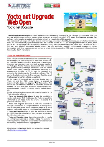 Yocto net Upgrade Web Open 