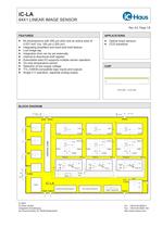 iC-LA    64x1 Linear Image Sensor with Bidirectional Shift and Extendable Data I/O