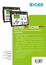 GC500 - Synchro/Parallel genset controller