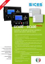 GC600 - Synchro/Parallel genset controller with colour display