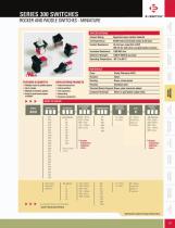 300 Series Miniature Rocker and Paddle Switches
