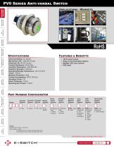 PV0 Series IP65 Illuminated Anti-vandal Switch