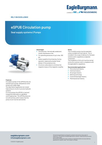 eSPU6 Circulation pump