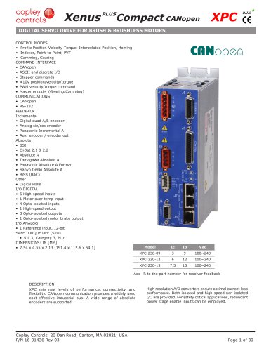 XenusPLUS Compact CANopen XPC