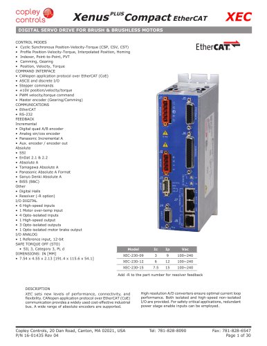 XenusPLUS Compact EtherCAT XEC