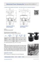 Datasheet MCA-S / MCA-T