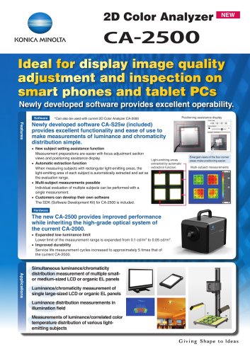 Color Analyzer CA-2500