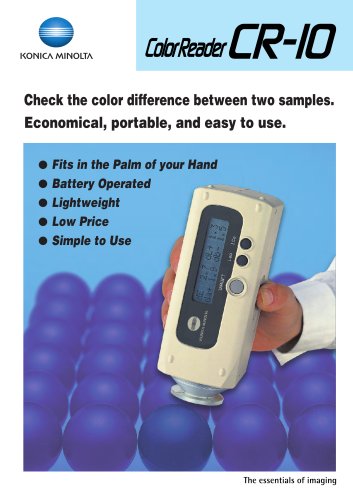 Color Readers CR-10 / CR-11 / CR-13