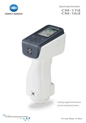 Spectrophotometer CM-17d CM-16d