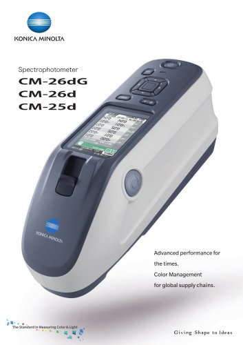 Spectrophotometer CM-26dG CM-26d CM-25d