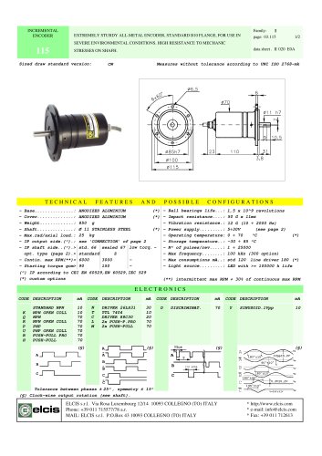 INCREMENTAL ENCODER 115