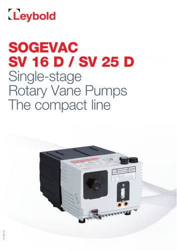 SOGEVAC SV 16 - 25 D