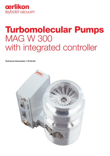 Turbomolecular Pumps MAG W 300