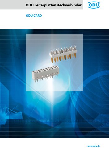 ODU CARD Board-to-Board Connector in 2.54mm size &ndash; Catalog