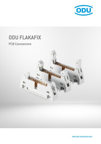 ODU FLAKAFIX Board-to-Wire Connector in 2.54mm size &ndash; Catalog