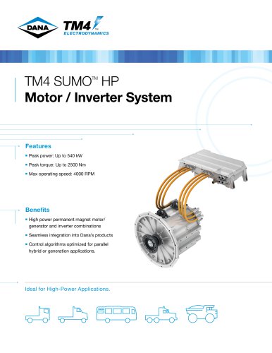 TM4 SUMOTM HP Motor / Inverter System