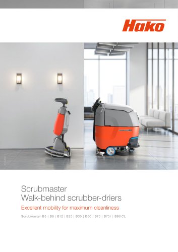  Scrubmaster walk-behind scrubber-driers