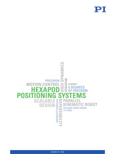 Hexapod Positioning Systems