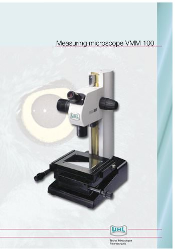 VMM100 compact and solid video measuring microscope