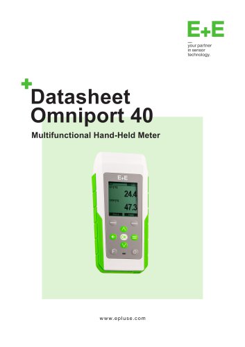 Omniport 40 Datasheet
