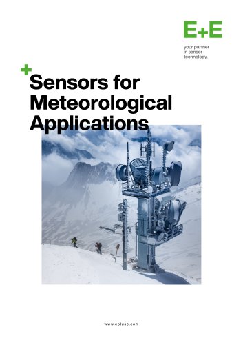 Sensors for Meterological Applications