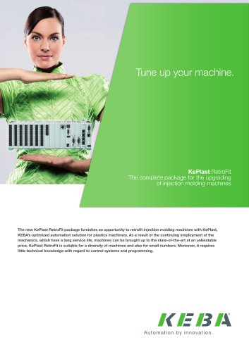 KePlast RetroFit - The complete package for the upgrading of injection molding machines