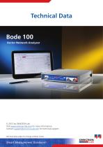 Bode 100 - Technical Data