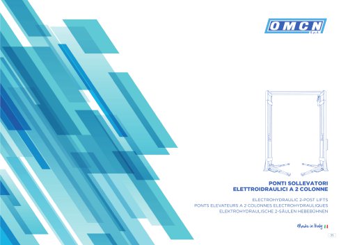 ELECTROHYDRAULIC 2-POST LIFTS