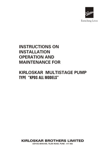 KPDS Process Sump Pump