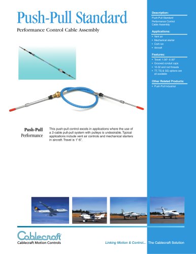 Push-Pull Standard Aircraft Cable