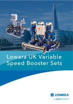 Lowara UK Variable Speed Booster sets