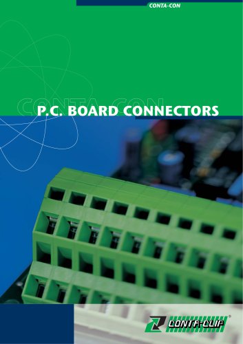 P.C. BOARD CONNECTORS