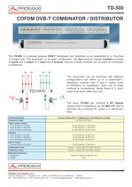 TD-500 COFDM DVB-T Professional Combiner & Splitter