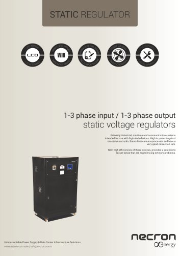 Static voltage regulators