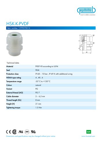 HSK-K-PVDF