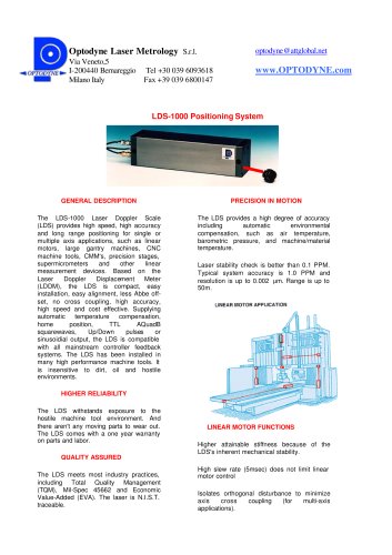 Precision Linear Positioning 