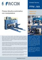 Faccin Pressa idraulica automatica con manipolatore PPM-MA