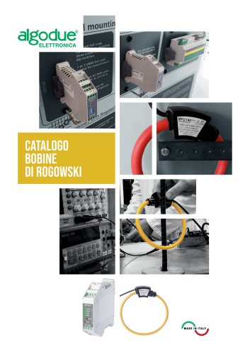 Catalogo bobine di Rogowski