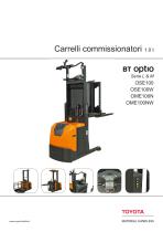 BT Optio Serie L & M - Carrelli commissionatori 1.0 t - 1