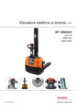 BT Staxio serie W - Elevatore elettrico a timone 1.0 t - 1