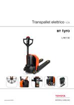 BT Tyro - Transpallet elettrico 1.3 t - 1