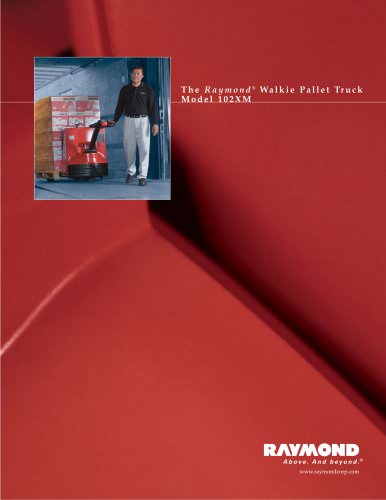 Walkie Pallet Truck Model 102XM Brochure