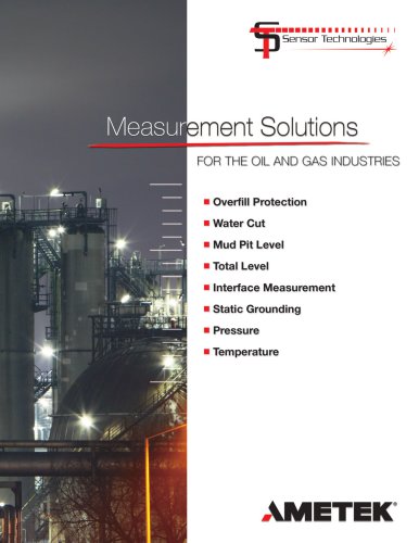 Measurement Solutions for the Oil and Gas Industries