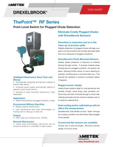 Plugged Chute Detector