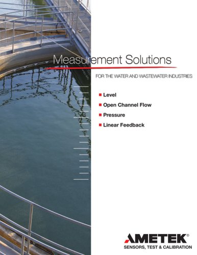 Solutions for Water and Wastewater