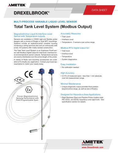 Total Tank Level System