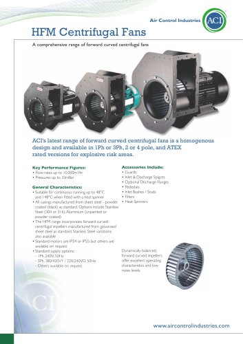 ACI HFM Modular Centrifugal Fans