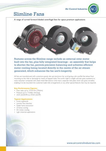 ACI Slimline Fans